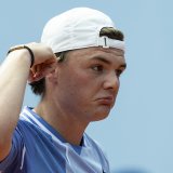 Des temps difficiles pour Dominic Stricker. KEYSTONE/PETER SCHNEIDER